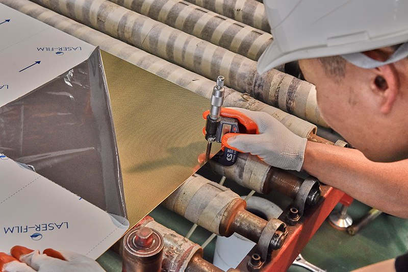 X-Metal stainless steel sheet inspection